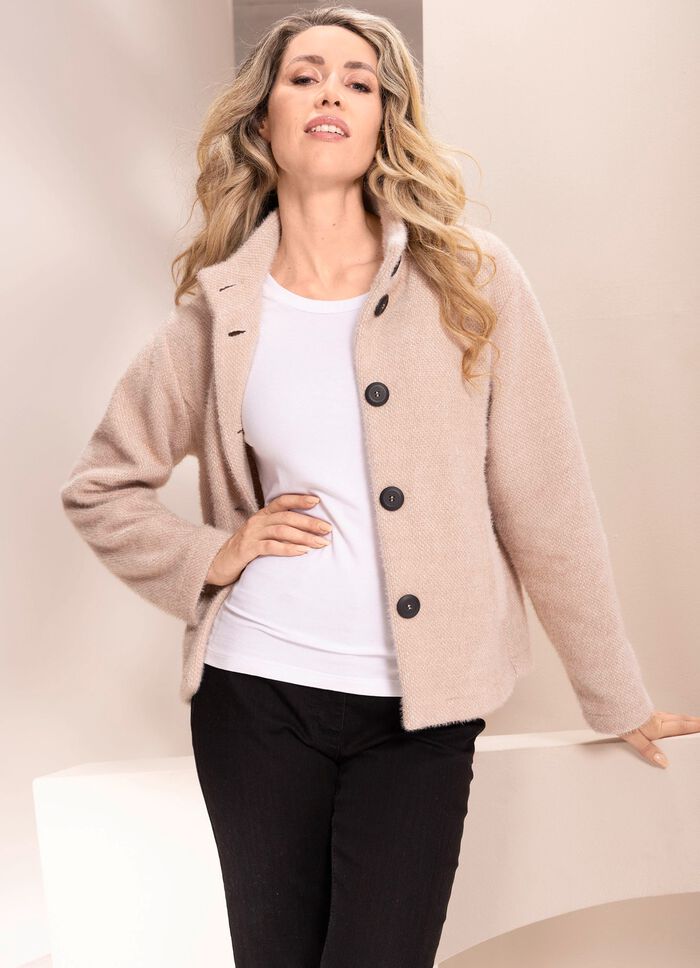 Jacke mit Knopfleiste 