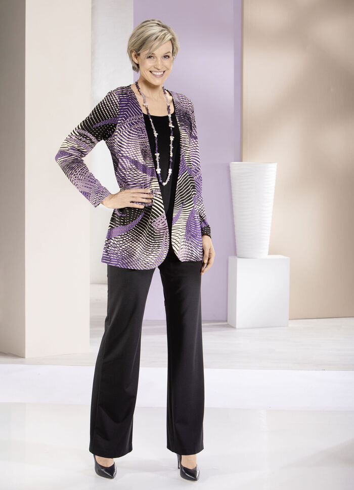 Shirt in Jacken-Optik 