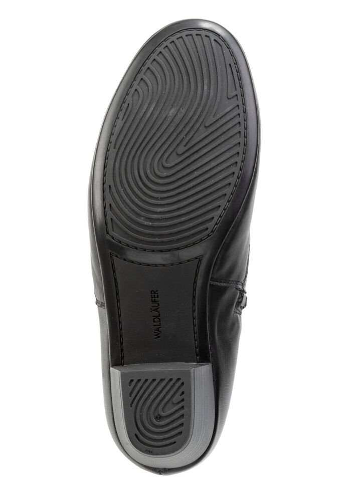 Waldläufer, bequeme Damen-Stiefeletten, Weite K, mit herausnehmbarem Fussbett SCHWARZ