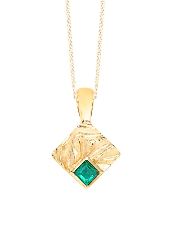 Edler Anh&auml;nger mit Smaragd 