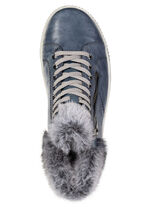 Remonte, gefütterte Damen-Boots, Winterschuhe, Weite G, mit herausnehmbarem Fussbett JEANS