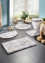 Traumhaft weiche Badgarnitur mit Bandeinfassung MULTICOLOR