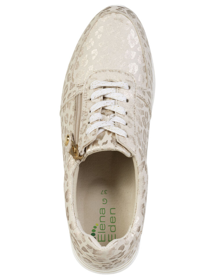 ELENA EDEN, stilvolle Damen-Sneaker, Weite G, mit herausnehmbarem Fussbett CHAMPAGNER