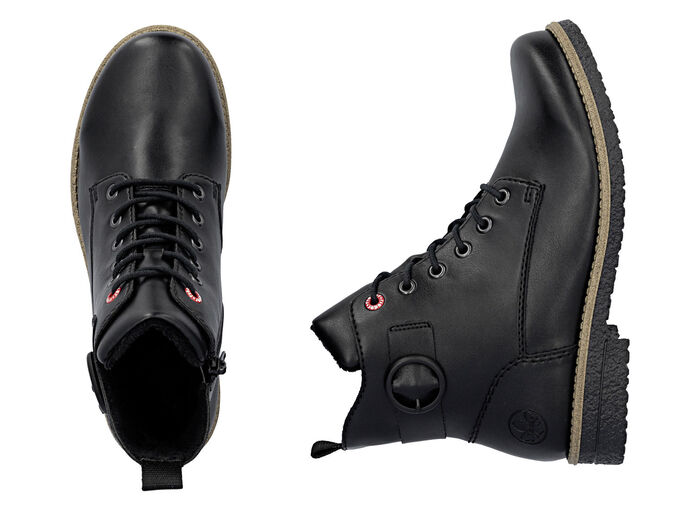 Rieker, klassische Damen-Stiefeletten, mit Reissverschluss SCHWARZ