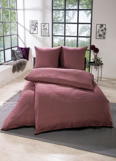 Damast-Bettw&auml;sche-Garnitur von Dormisette 