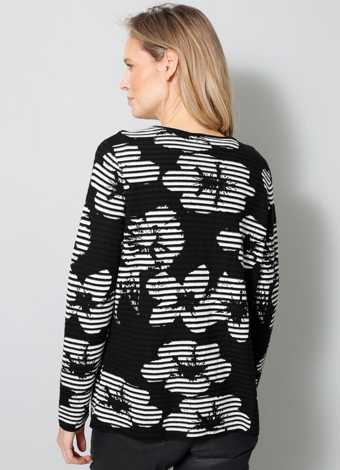 Strickjacke in Feinstrick 