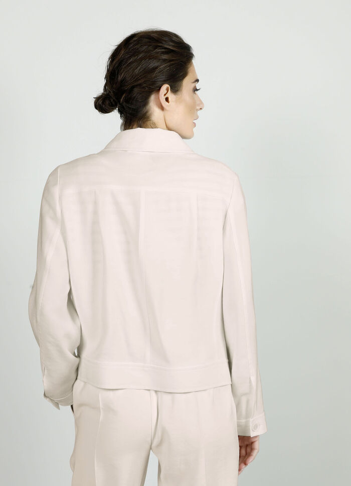 Blazer in Leinen-Optik 