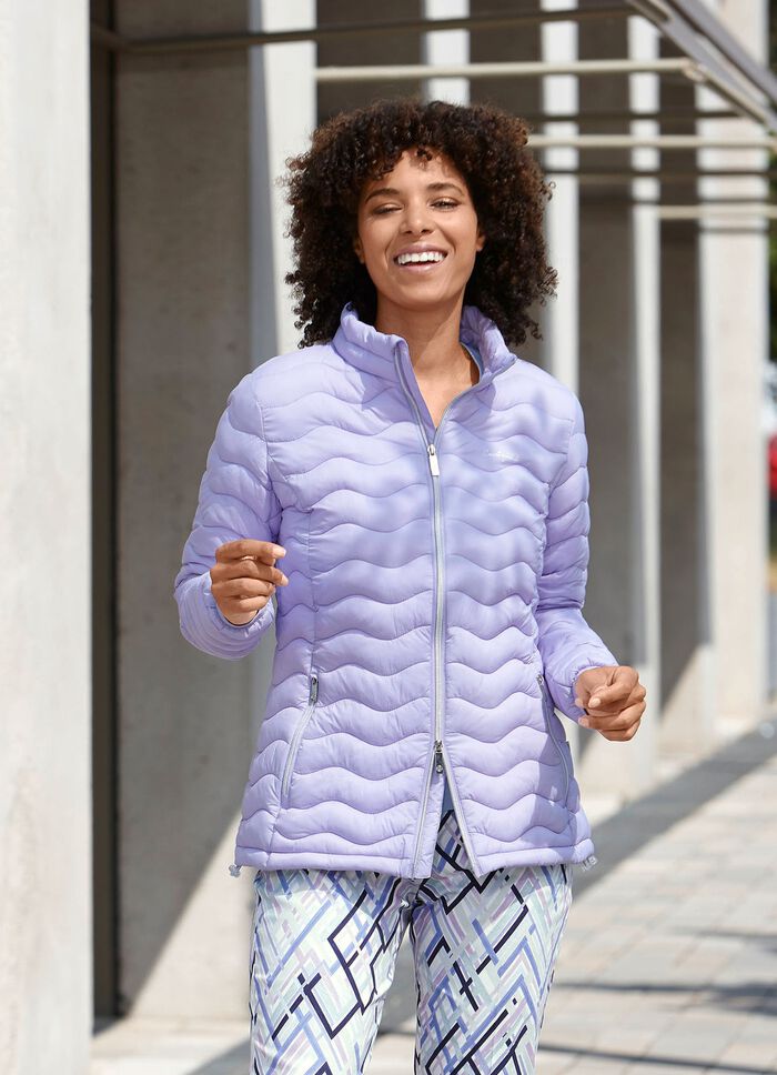 Funktionsjacke mit Wellenstepp 