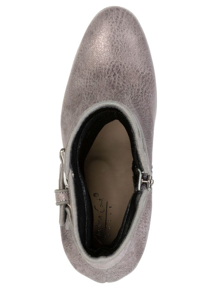 Andrea Conti, trendige Damen-Stiefeletten, mit Reissverschluss ANTIKSILBER