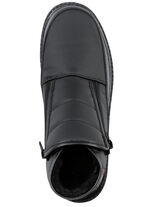 Stiefelette aus Synthetikmaterial SCHWARZ