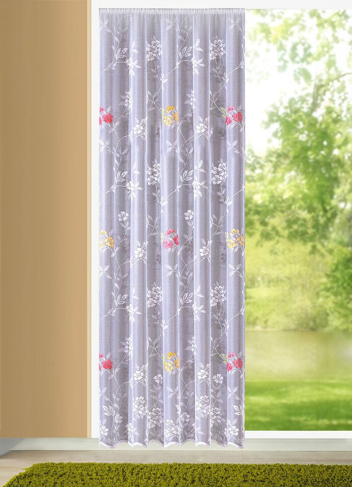 Bezaubernder Langvorhang mit Universalschienenband MULTICOLOR