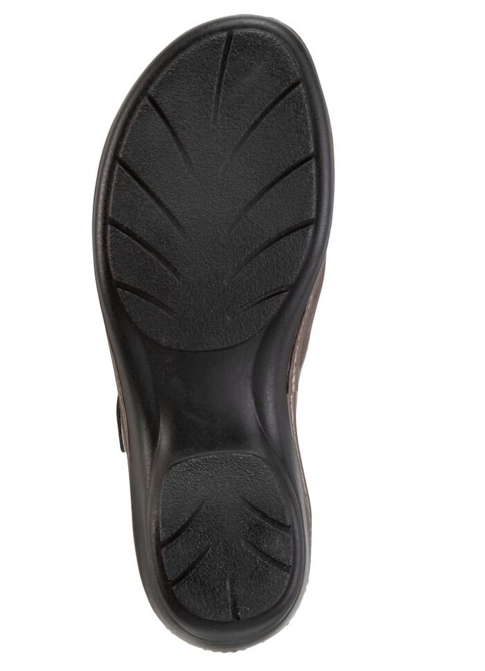 ELENA EDEN Sandale aus teilweise schimmerndem Nappaleder 