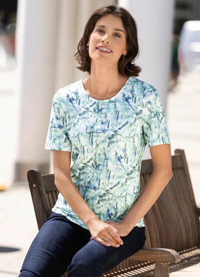 Shirt mit Alloverdruck 