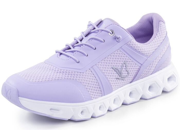 Caprice, sportliche Damen-Sneaker, Weite G, mit herausnehmbarem Fussbett FLIEDER