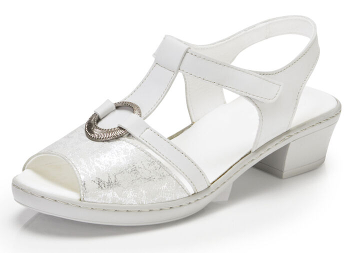ELENA EDEN Sandalette in edlem Design WEISS