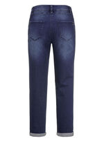 Jeans mit Push-up-Effekt DUNKELBLAU
