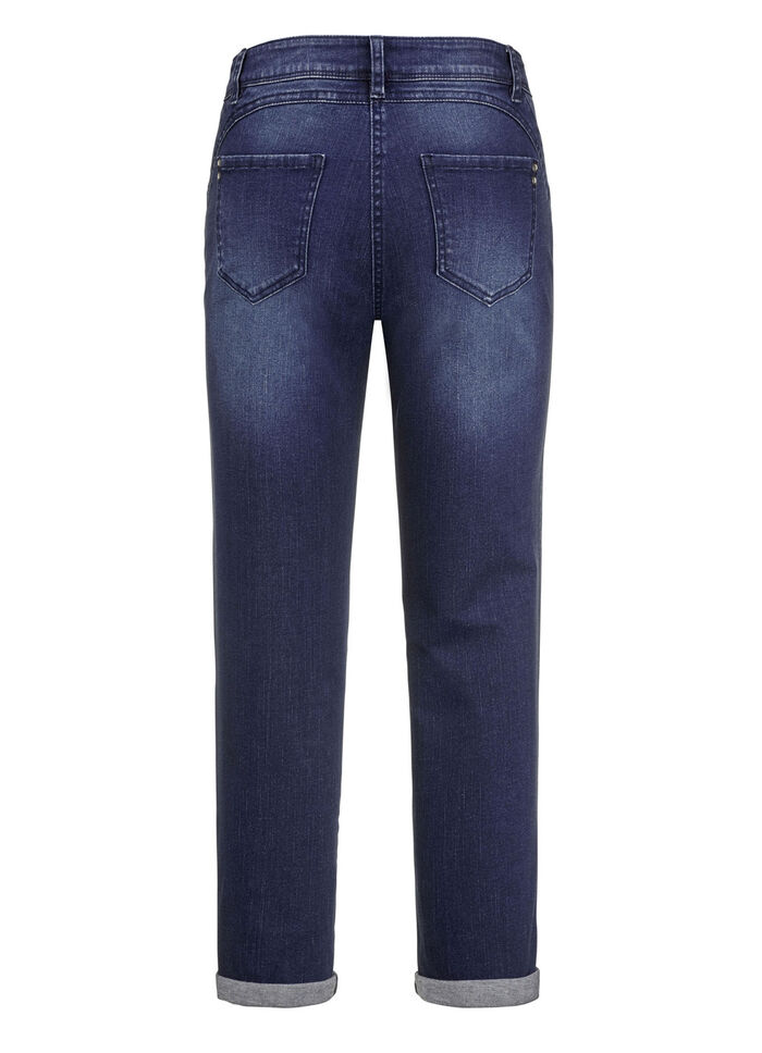 Jeans mit Push-up-Effekt DUNKELBLAU