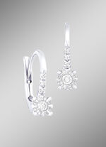Exquisite Ohrringe mit 24 Brillanten 