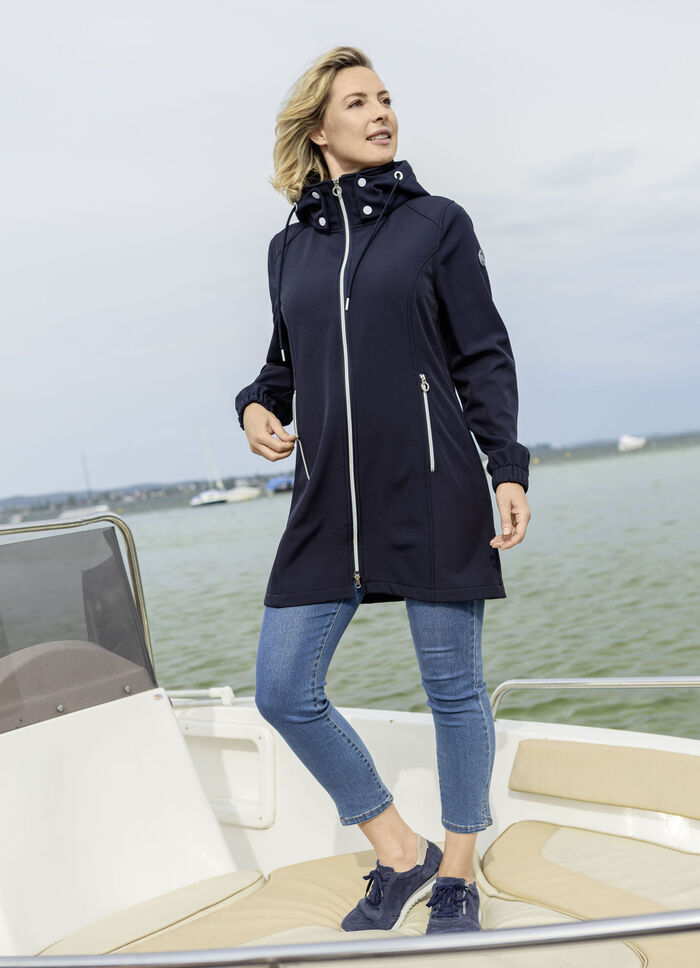 Longjacke aus Softshell 