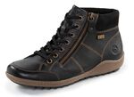 Remonte Bootie mit gepolstertem Schaftrand SCHWARZ