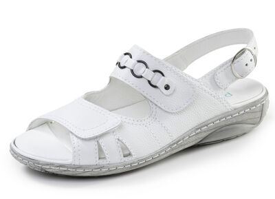Waldl&auml;ufer, bequeme Damen-Sandalen, Weite G, mit herausnehmbarem Fussbett 