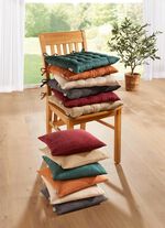 Stuhlkissen und Kissenbezug in Feincord 