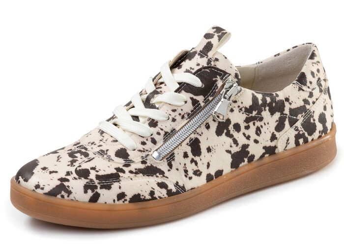 Waldl&auml;ufer, modische Damen-Sneaker, Weite H, mit herausnehmbarem Fussbett BRAUN