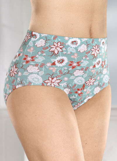 Viererpack Slips mit Gummizug im Bund 