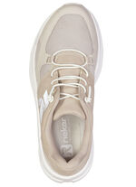 Rieker, sportive Damen-Sneaker, Weite G, mit herausnehmbarem Fussbett HELLBEIGE