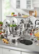 28-teiliges Topf-Set aus hochwertigem Edelstahl 