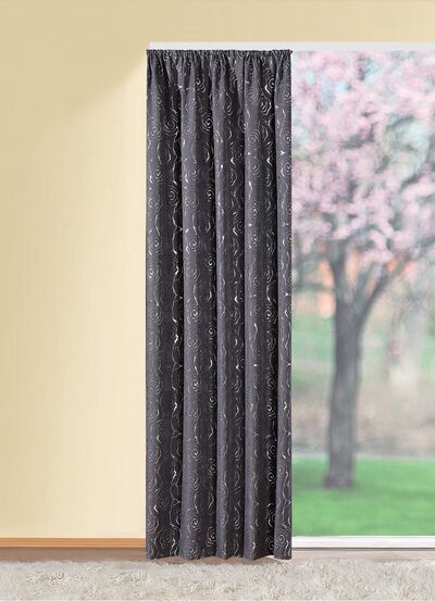 Dekoschal mit h&uuml;bschem Rosen-Dessin 