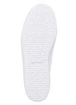 Elegante Damen-Schnürschuhe, mit herausnehmbarem Fussbett WEISS