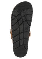 ELENA EDEN, trendige Damen-Clogs, Weite G, mit Leo-Print 