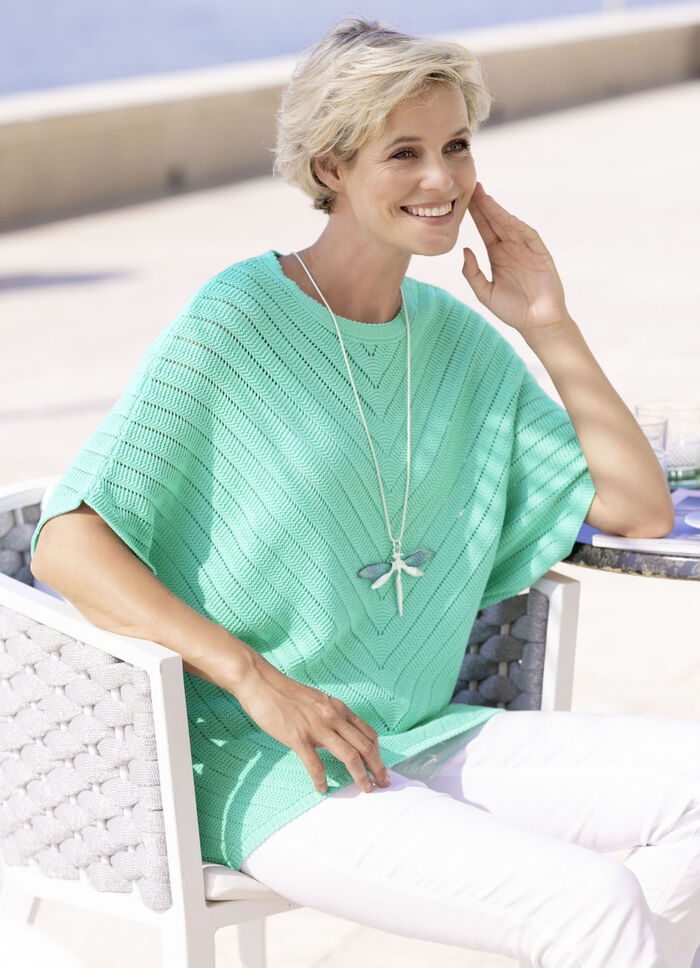 Pulli in Fledermausform MINT