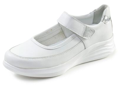 ELENA EDEN, bequeme Damen-Spangenschuhe, Weite H, mit herausnehmbarem Fussbett 
