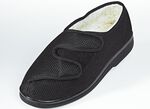 Wohlfühlschuh Gentle Walk mit Wollfutter SCHWARZ