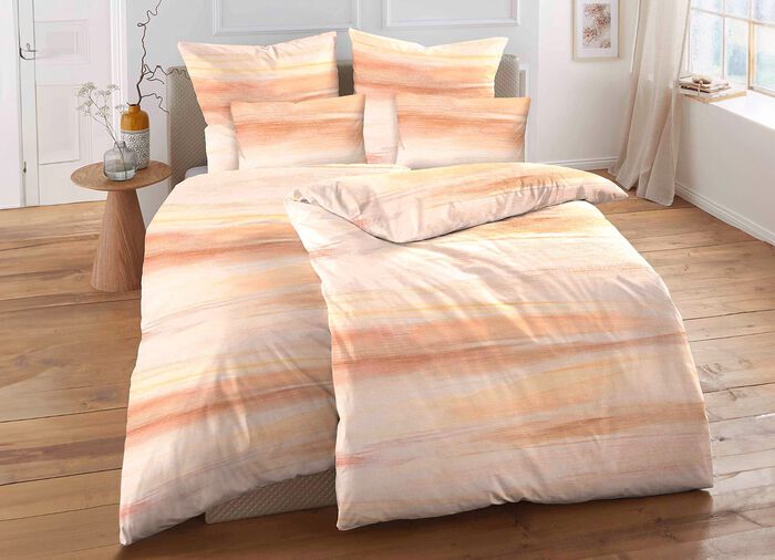 Beidseitig bedruckte Bettw&auml;sche-Garnitur 