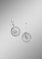 Edle Ohrringe mit 74 Diamanten 