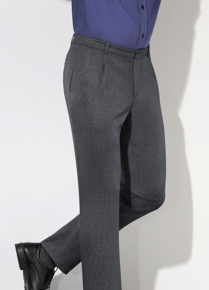 «Klaus Modelle»-Unterbauchhose in 4 Farben    ANTHRAZIT MELIERT