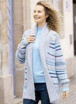 Strickjacke in Grobstrick 