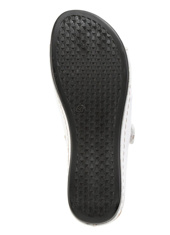 ELENA EDEN Pantolette aus Nappaleder mit Kontrast-Durchz&uuml;gen 