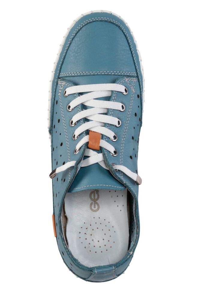 Gemini, sommerliche Damen-Schn&uuml;rschuhe, Weite G, mit herausnehmbarem Fussbett JEANS