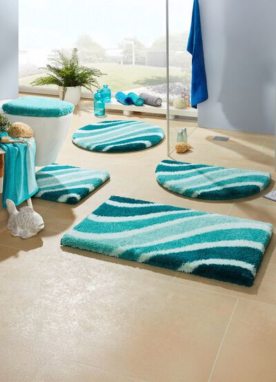 Badteppiche von &laquo;Grund&raquo; mit rutschhemmender R&uuml;ckseite 