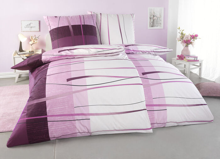 Bettwäsche-Garnitur mit Reissverschluss BEERE