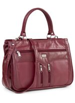 Laurina, Tasche, Damen, mit abnehmbarem, verstellbarem Umh&auml;ngeriemen BORDEAUX