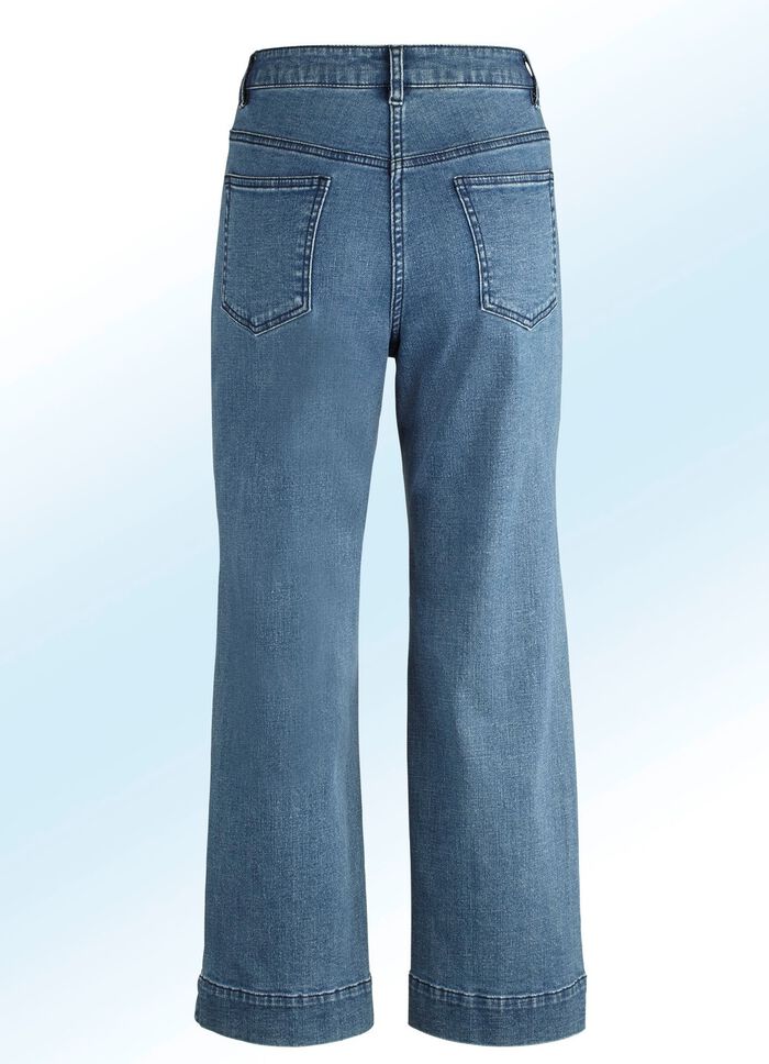 Jeans-Culotte in 5-Pocket-Form 