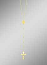 Rosenkranz-Ankerkette aus Gold