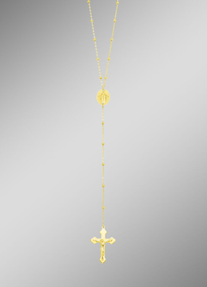 Rosenkranz-Ankerkette aus Gold