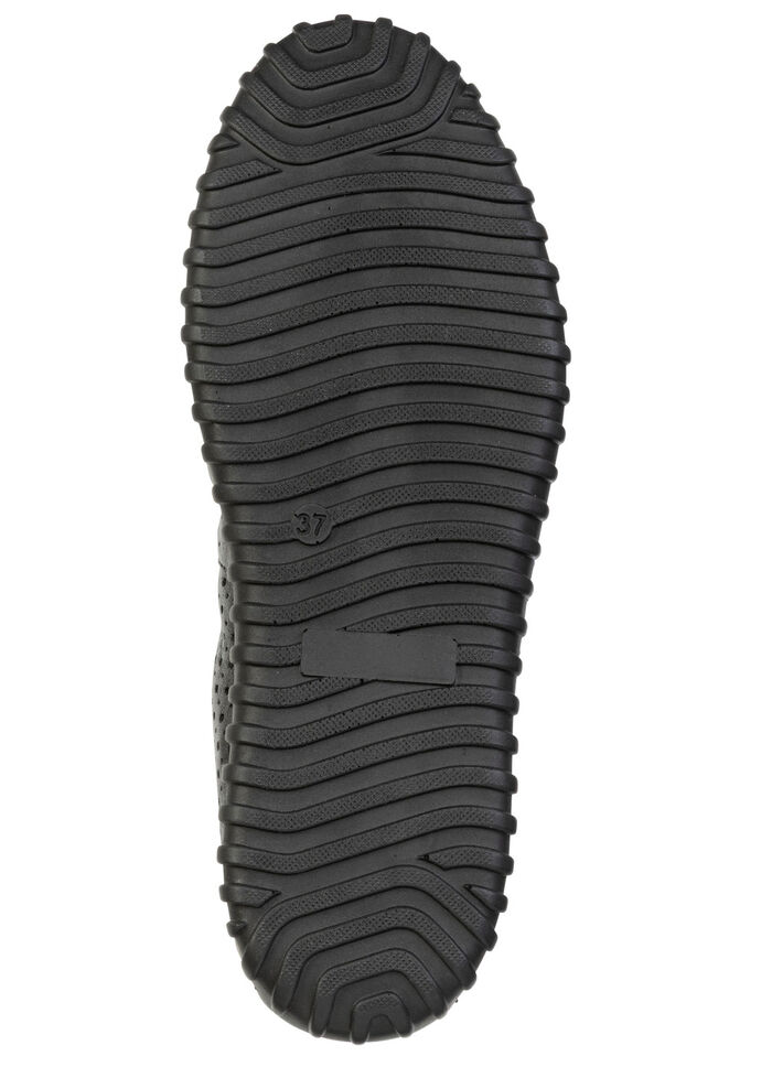 ELENA EDEN, sommerliche Damen-Ballerinas, Weite G, mit herausnehmbarem Fussbett SCHWARZ