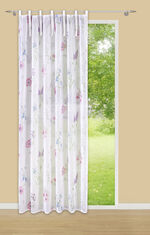 Dekoschal mit Blumen-Motiven 